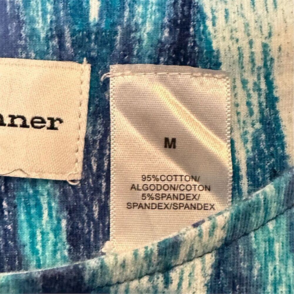 Alfred Dunner Women's Blue Geometric 3/4‎ Sleeve Blouse Size M - Picture 5 of 8